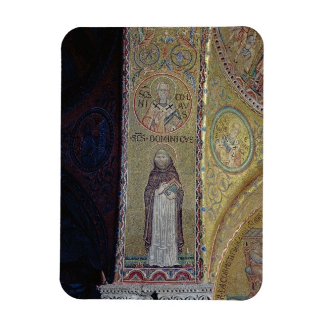 St. Dominic und St. Nikolaus, Mosaik im Atrium Magnet (Vertikal)
