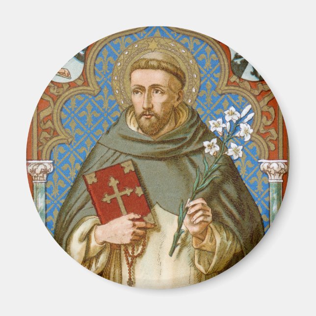 St. Dominikus de Guzman (BK 011) Magnet (Vorne)