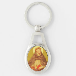 St. Dominikus de Guzman (PM 02) Oval Metall Schlüsselanhänger
