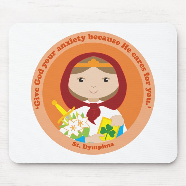 St. Dymphna Mousepad (Vorne)