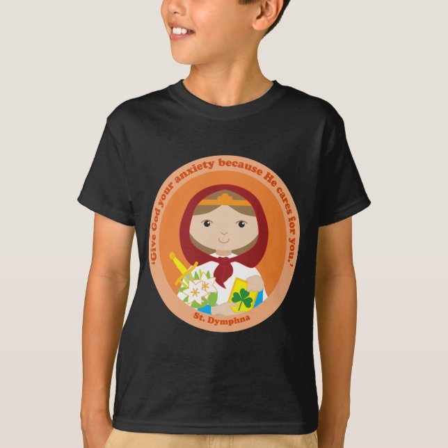 St. Dymphna T-Shirt (Vorderseite)