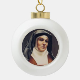 St.Edith Stein Weihnachtsverzierung Keramik Kugel-Ornament