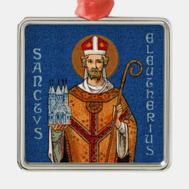 St. Eleutherius von Tournai (Detail; GD 01) Ornament Aus Metall
