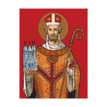 St. Eleutherius von Tournai (Detail; GD 01) Postwa