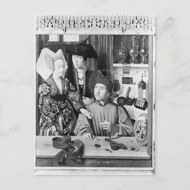 St. Eligius als Goldschmied Postkarte (Vorderseite)