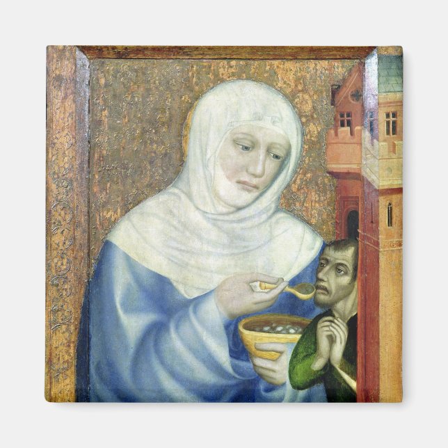 St. Elisabeth von Ungarn Magnet (Vorne)