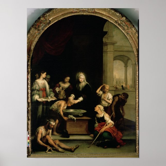 St. Elisabeth von Ungarn Poster (Vorne)