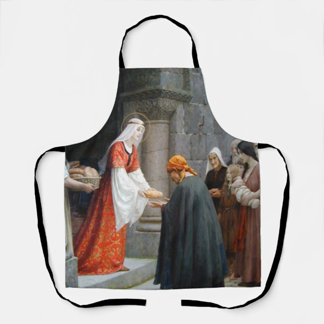 St. Elisabeth von Ungarn Schürze (Vorderseite)