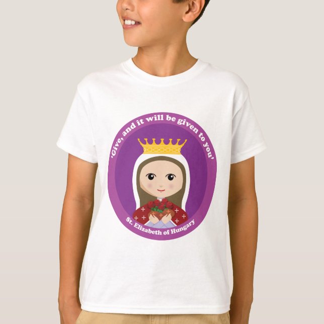 St. Elisabeth von Ungarn T-Shirt (Vorderseite)