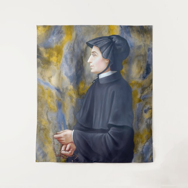 St Elizabeth Ann Seton Katholische Heilige Wandteppich (Vorderseite)