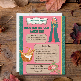 St. Elizabeth Bread Basket Game Sign