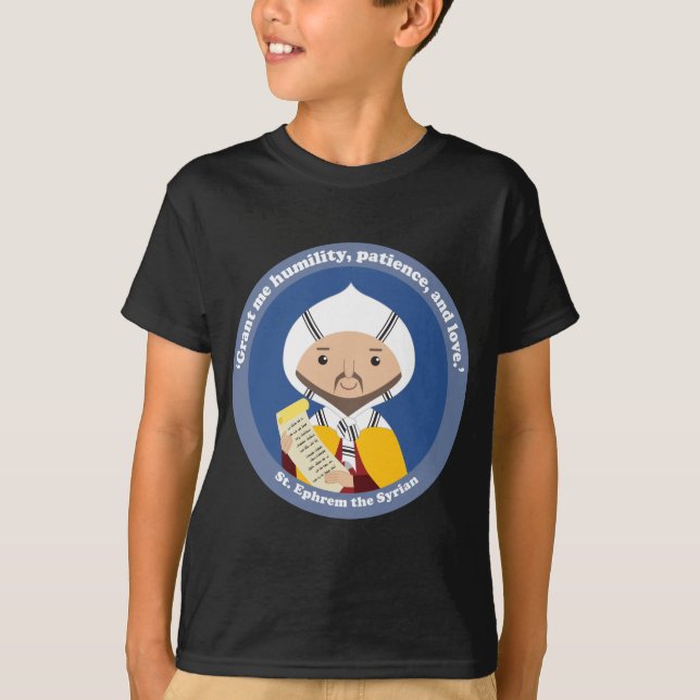 St. Ephrem von Syrien T-Shirt (Vorderseite)
