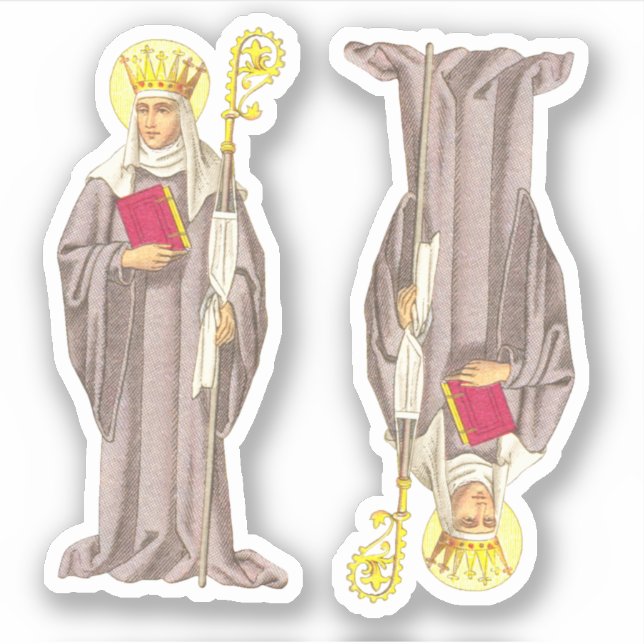 St. Etheldreda (Audrey) (P 003) - 2-Up-Kontakt Aufkleber (Vorderseite)