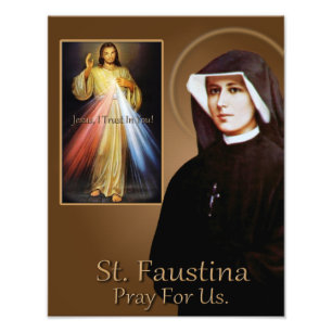 ST FAUSTINA FOTODRUCK