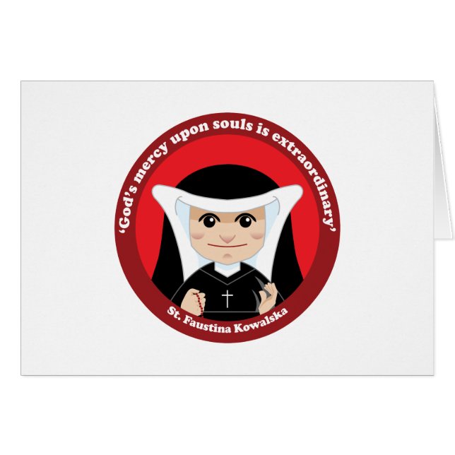 St. Faustina Kowalska (Vorderseite (Horizontal))