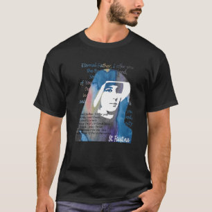 St Faustina Kowalska Große Liebe Katholischer Zita T-Shirt