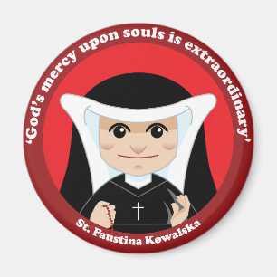 St. Faustina Kowalska Magnet