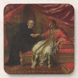 St. Filippo Neri, der Papst Clemente VIII kuriert Untersetzer