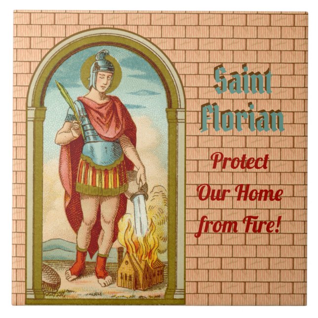 St. Florian of Lorch (BK 32) Tile 2 Fliese (Vorderseite)