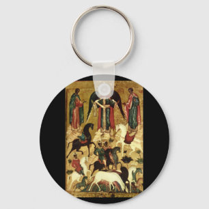 St. Florus und Laurus_Art des Altertums Schlüsselanhänger