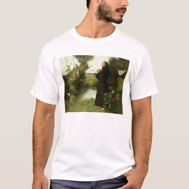 St Francis, 1898 (Öl auf Leinwand) T-Shirt (Vorderseite)