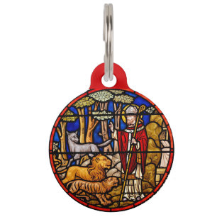 St. Francis Animal Protector Red Haustiermarke