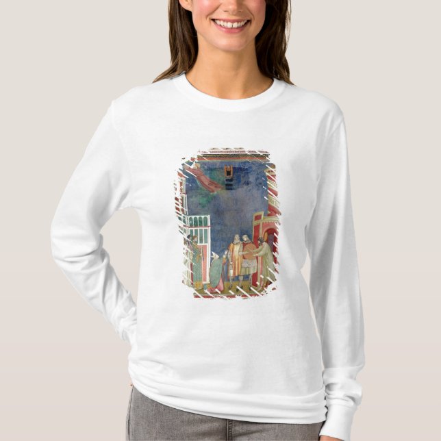 St Francis befreit den Häretiker, 1297-99 T-Shirt (Vorderseite)