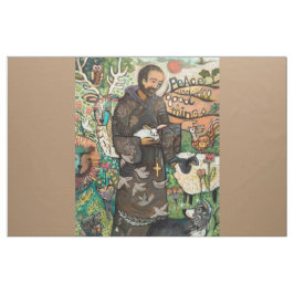 St. Francis Bild auf Stoff