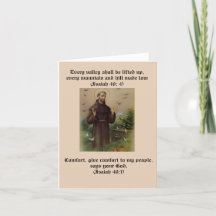 St. Francis Comfort Note Card