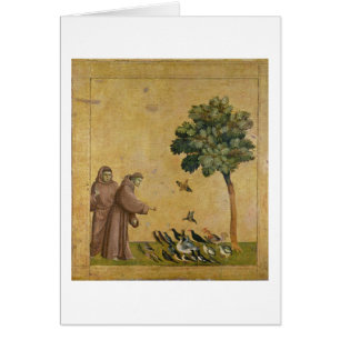 St Francis d'Assisi prêchant aux oiseaux