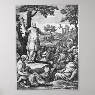 St Francis der Verkäufe, die zu predigen Poster