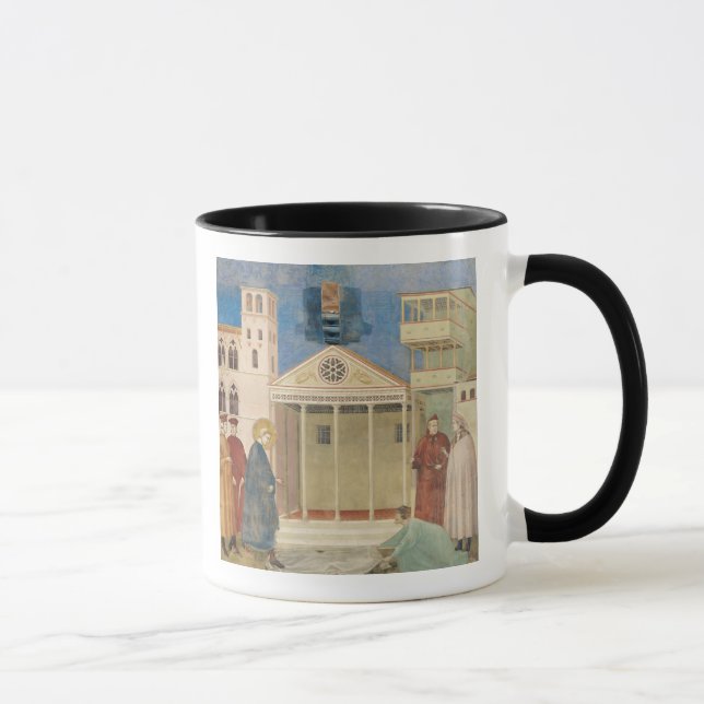 St Francis ehrte durch einen einfachen Mann, Tasse (Rechts)