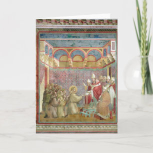 St Francis empfängt Zustimmung Karte