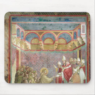 St Francis empfängt Zustimmung Mousepad