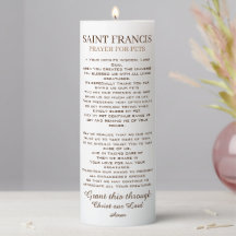 St. Francis Gebet für Haustiere