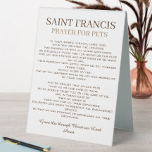 St. Francis Gebet für Haustiere