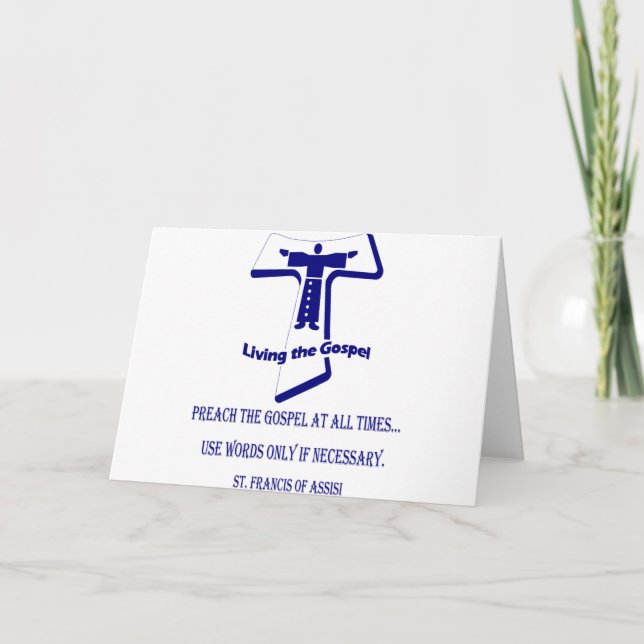 St Francis Karte (Vorderseite)