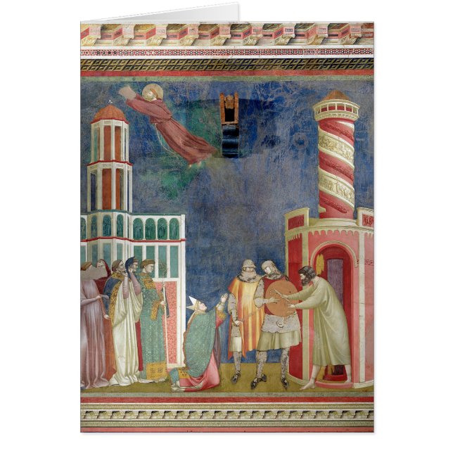 St Francis libère le hérétique, 1297-99 (Devant)