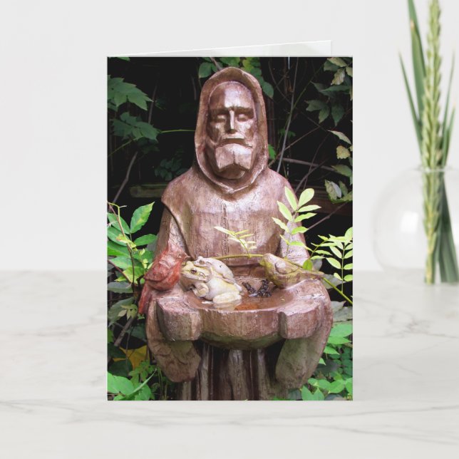 St. Francis of Assisi Grußkarte Karte (Vorderseite)