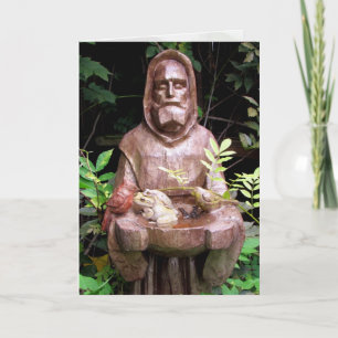 St. Francis of Assisi Grußkarte (Leere Innenseite) Karte