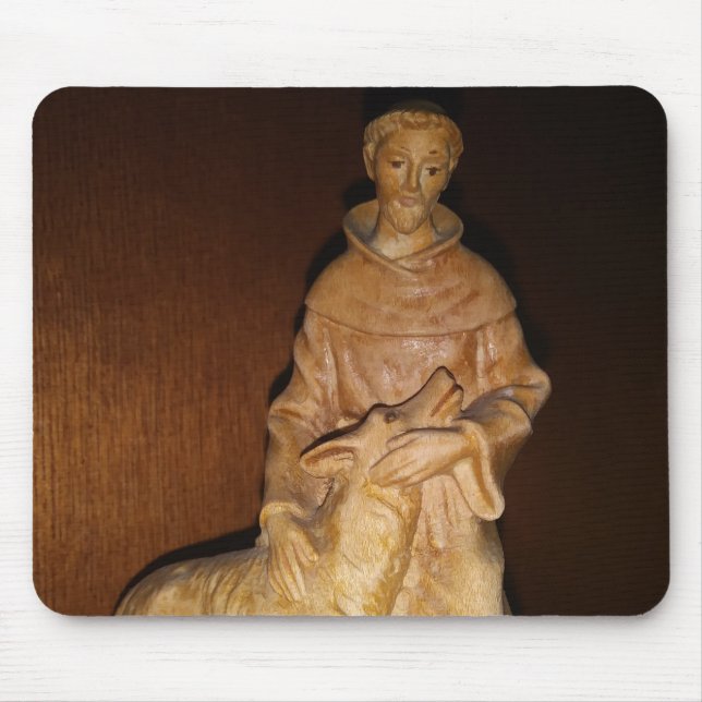 St. Francis Schutzheilige der Tiermäuse Mat Mousepad (Vorne)