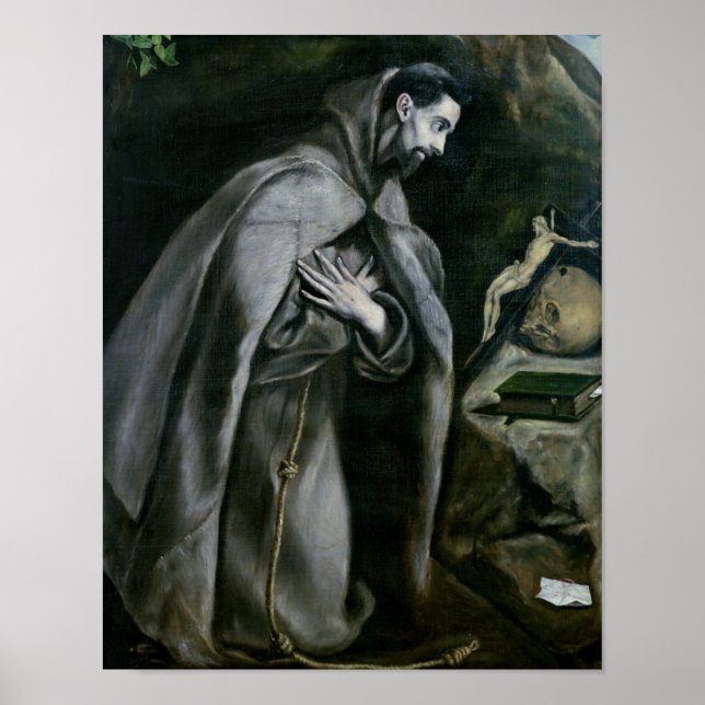 St. Francis von Assisi, 1580-95 Poster (Vorne)