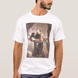St Francis von Assisi am Gebet T-Shirt
