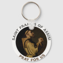 St. Francis von Assisi Beten für uns Schlüsselanhänger