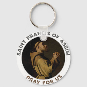 St. Francis von Assisi Beten für uns Schlüsselanhänger