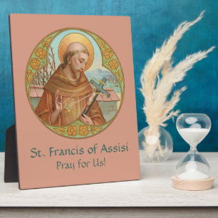 St. Francis von Assisi (BK 002) 8"x10" Fotoplatte