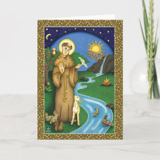 St. Francis von Assisi—Der Zwerg der Kreaturen Karte