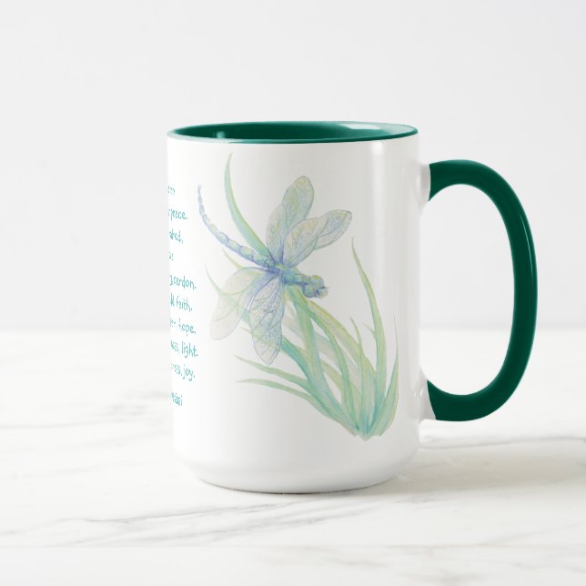 St. Francis von Assisi Dragonfly im Tessin Tasse (Rechts)