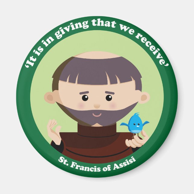 St. Francis von Assisi Magnet (Vorne)
