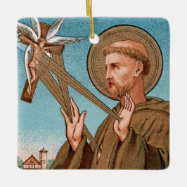St. Francis von Assisi, Pater Seraphicus (SAU 040) Keramikornament